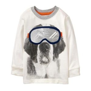 NWT!! Gymboree Boys' Ski Dog Tee!! Size 4T